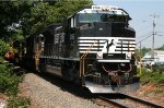 NS 2766 leads an all EMD lashup on train P30, waiting to enter the yard